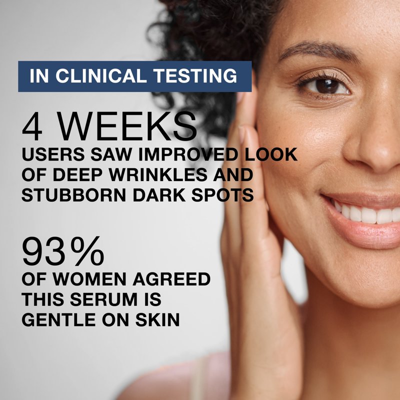 Pro+ Retinol Anti-Aging Facial Serum for Deep Wrinkles & Dark Spots, 1 fl oz