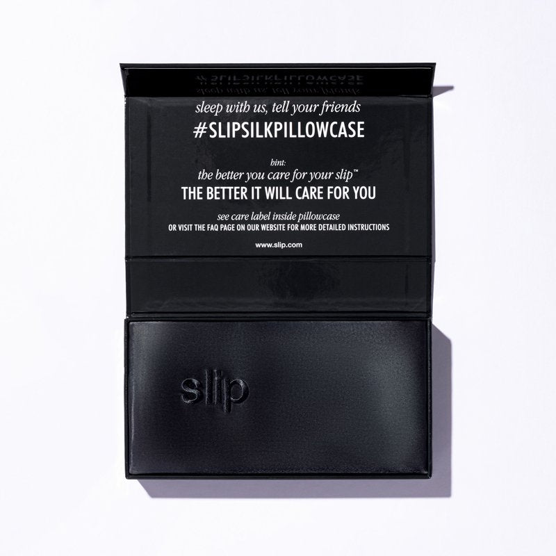 Slip Pure Silk Pillowcase - King Size, Black, 360 Thread Count