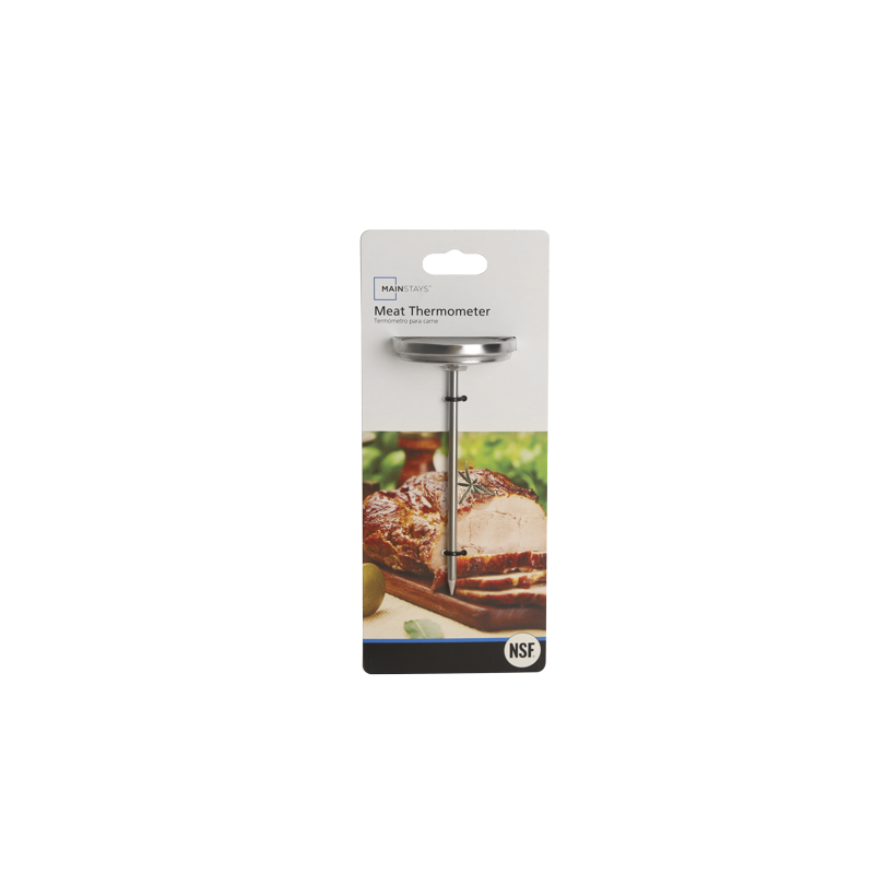 Stainless Steel Dial Meat Thermometer - NSF Approved, 120-220°F
