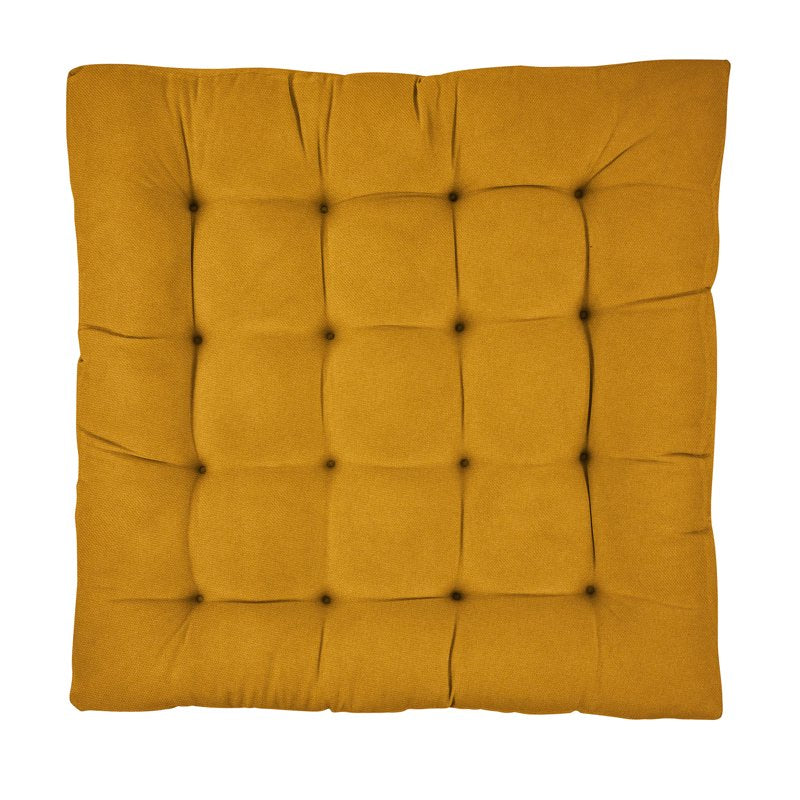 Mustard Square Floor Pillow with Handle - 40 in x 40 in x 5 in