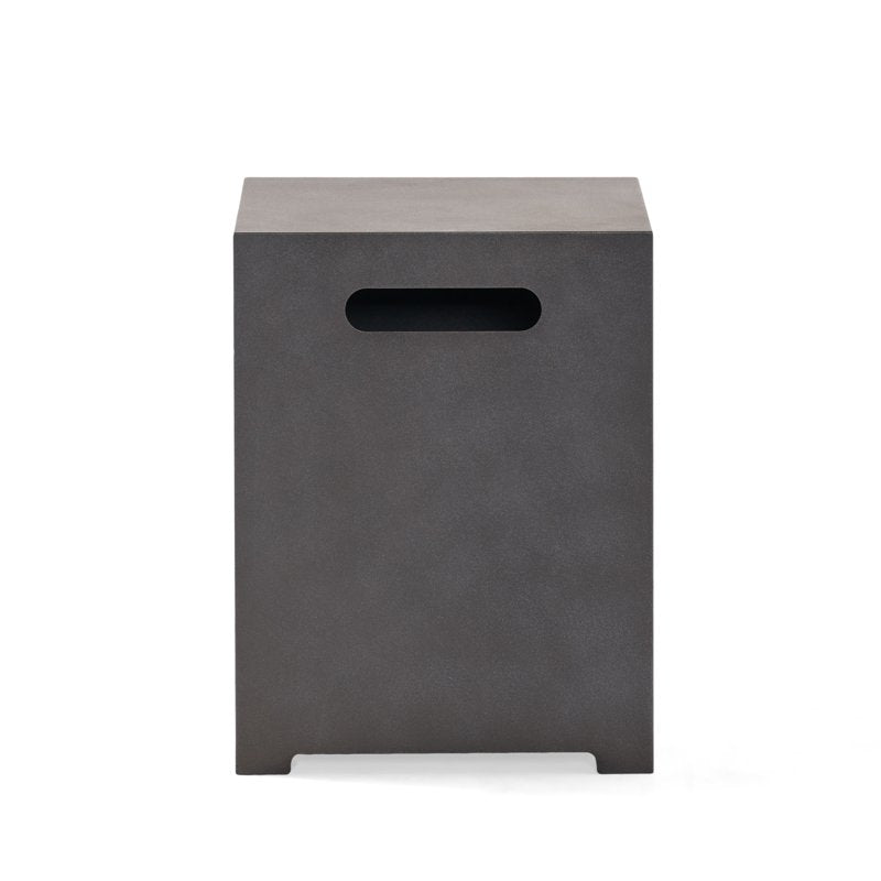 Metal Outdoor Tank Holder Side Table - Multiple Finishes