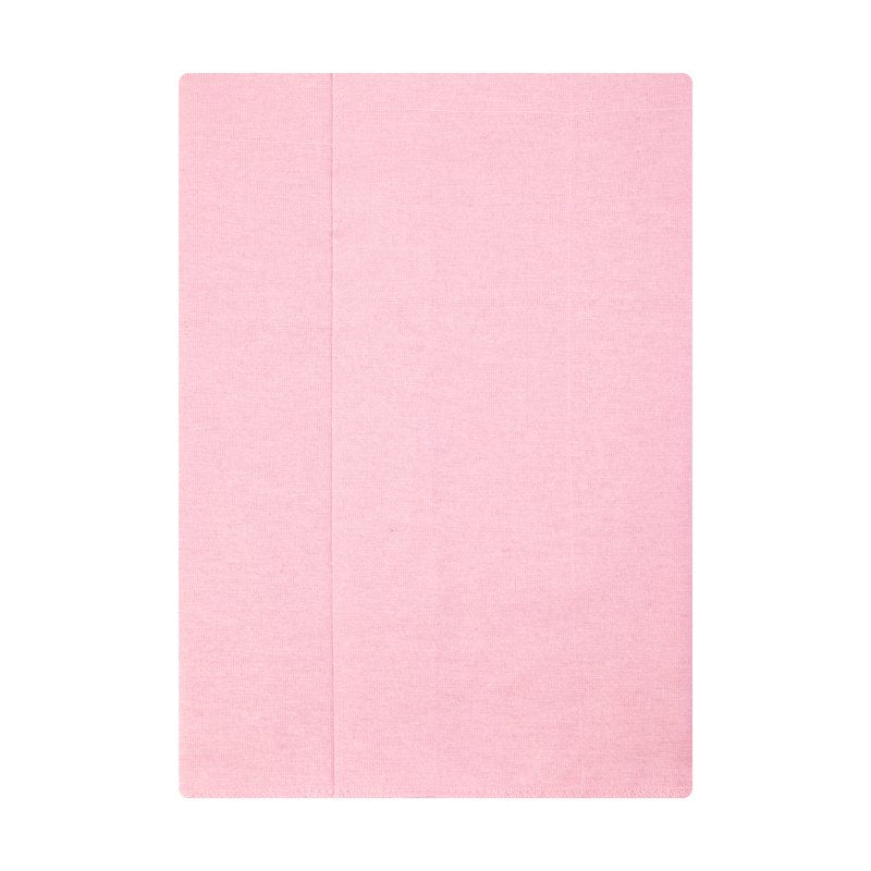 Flannel Burp Cloths for Baby - Pink Daisies 4-Pack, One Size