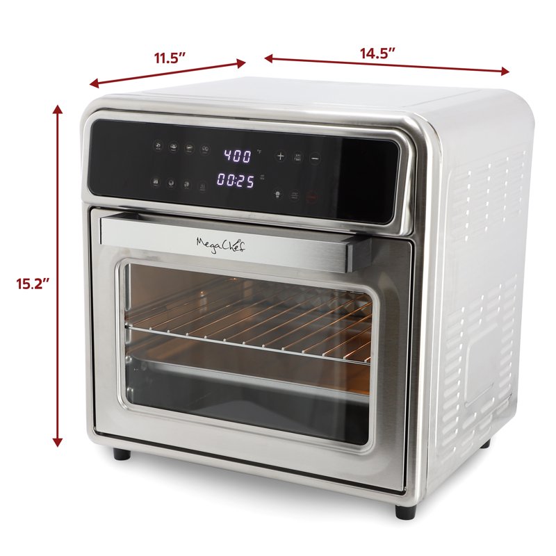 21.13 Quart Digital Electric Multi-Function Air Fryer Oven - Silver