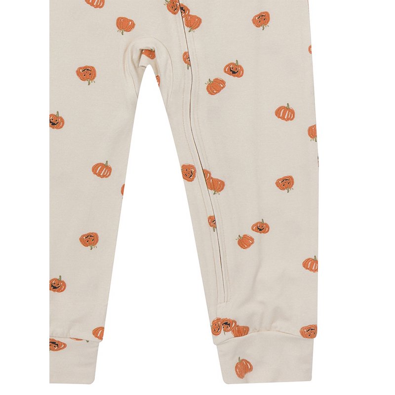 Baby Halloween Footless Pajamas - Neutral Fall Sleepwear for 3T Oat Variation