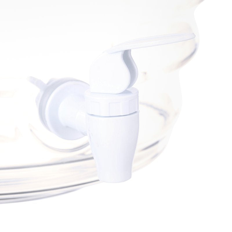 5 Gallon Beverage Dispenser with Handle - White, 2 Pack