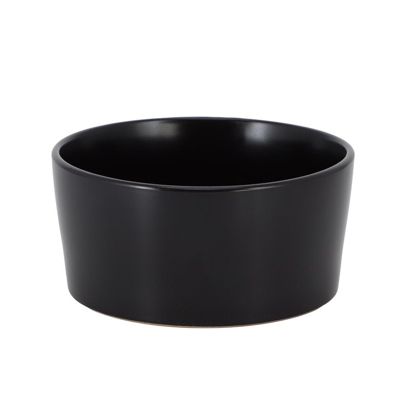 18-Piece Stoneware Dinnerware Set for 6 - Matte Black