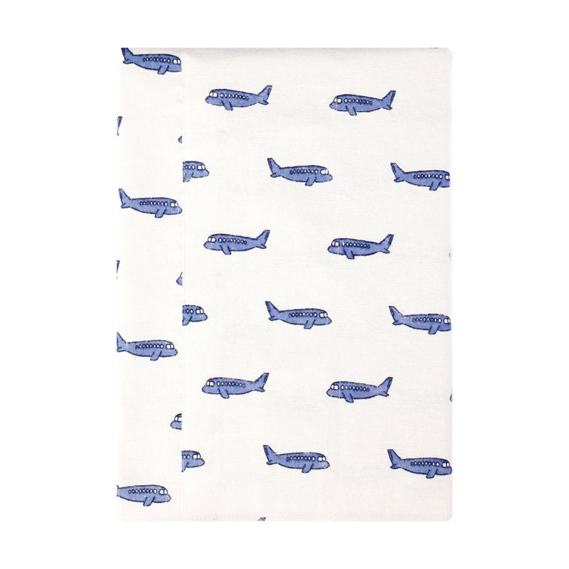 Flannel Burp Cloths Set - Born To Fly 4-Pack, One Size