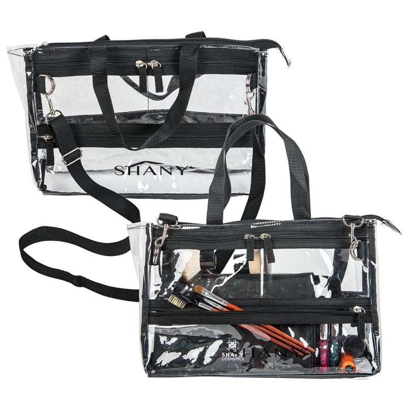 Waterproof Travel Bag with Zippered Compartments - 13.4"x9.2"