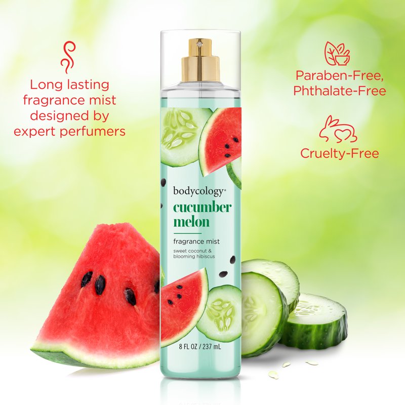 Cucumber Melon Refreshing Body Mist - Lightweight Fragrance Spray