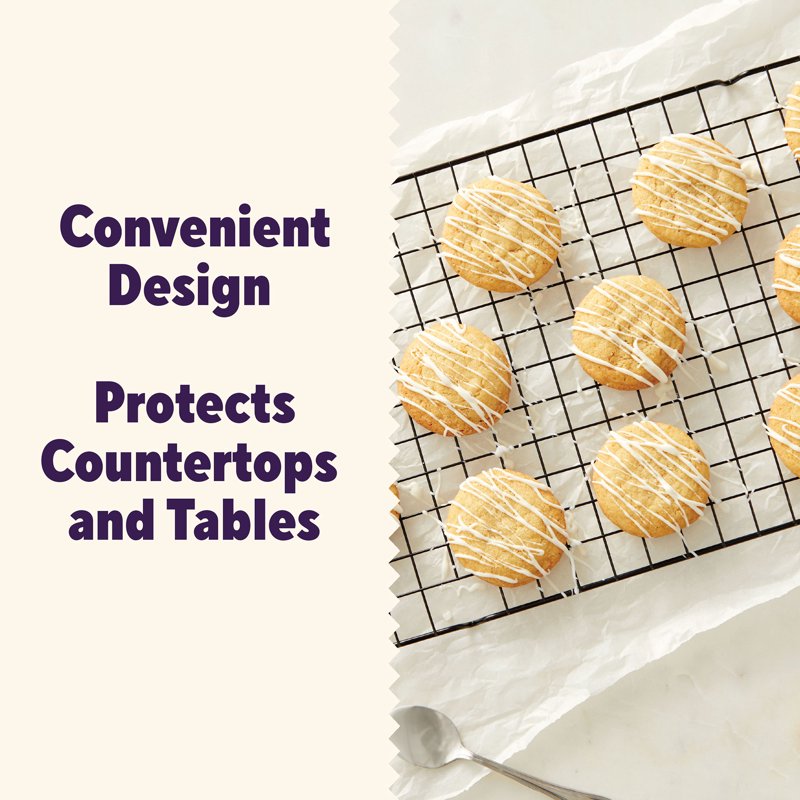 Non-Stick Mega Cookie Sheet & Cooling Rack Set - 21x15