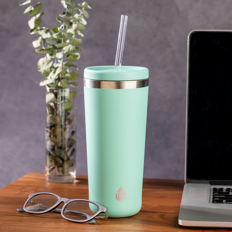 Stainless Steel Ranger Tumbler 24 oz with Straw - Mint