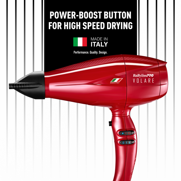 Nano Titanium V1 Hair Dryer - 2000W, Red