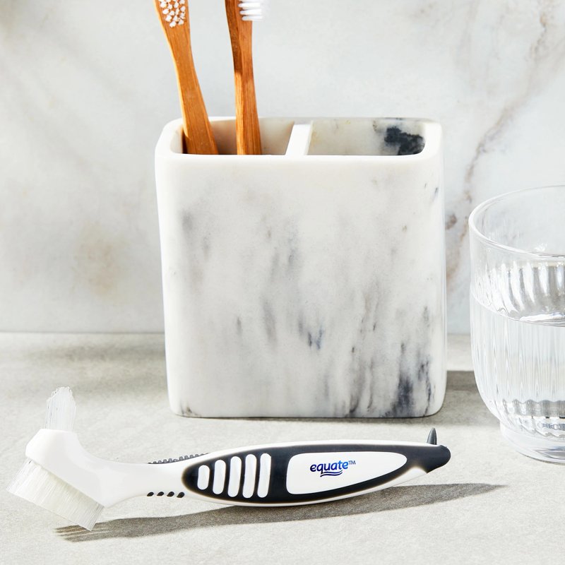 Dual-Sided Dental Brush with Deep Clean Pick - 3 Pack