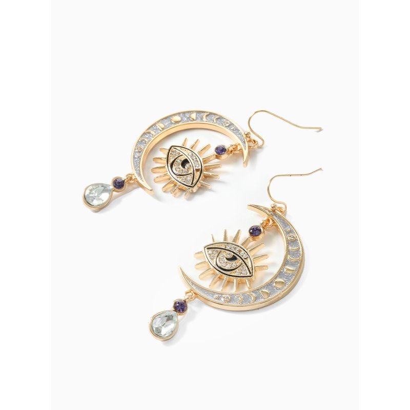 Halloween Celestial Eye Earrings - Spooky Season Statement Jewelry - Way to Celebrate