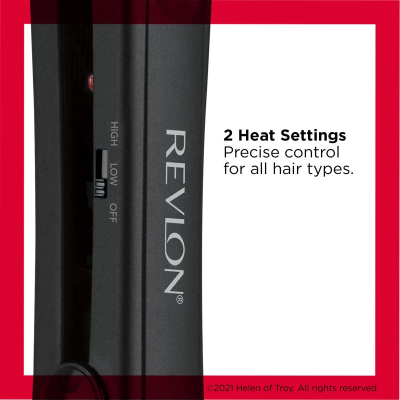 Ceramic 1-Inch Flat Iron for Smooth Straightening Results