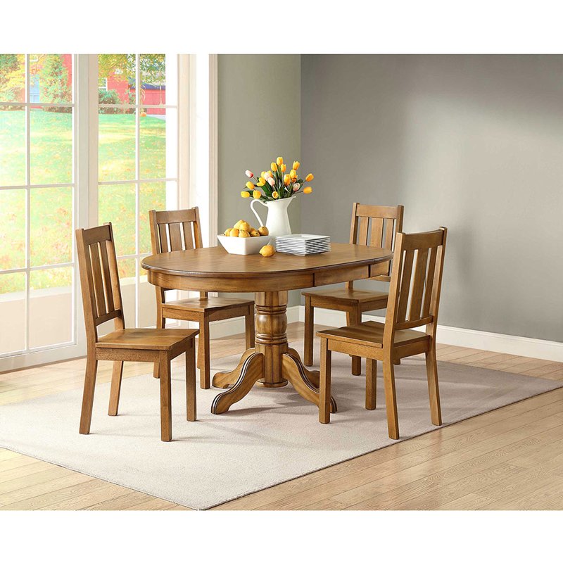 Dining Chair Set of 2 - Classic Honey Bankston Style