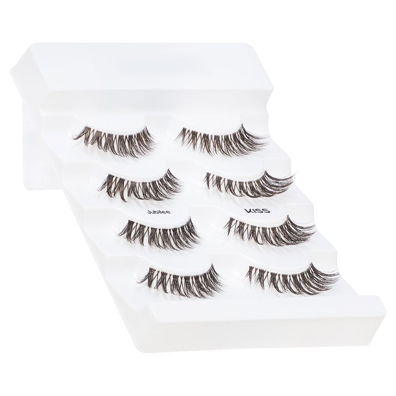 Faux Mink Strip Eyelashes Multipack - Cruelty-Free Synthetic Lashes (4 Pairs)