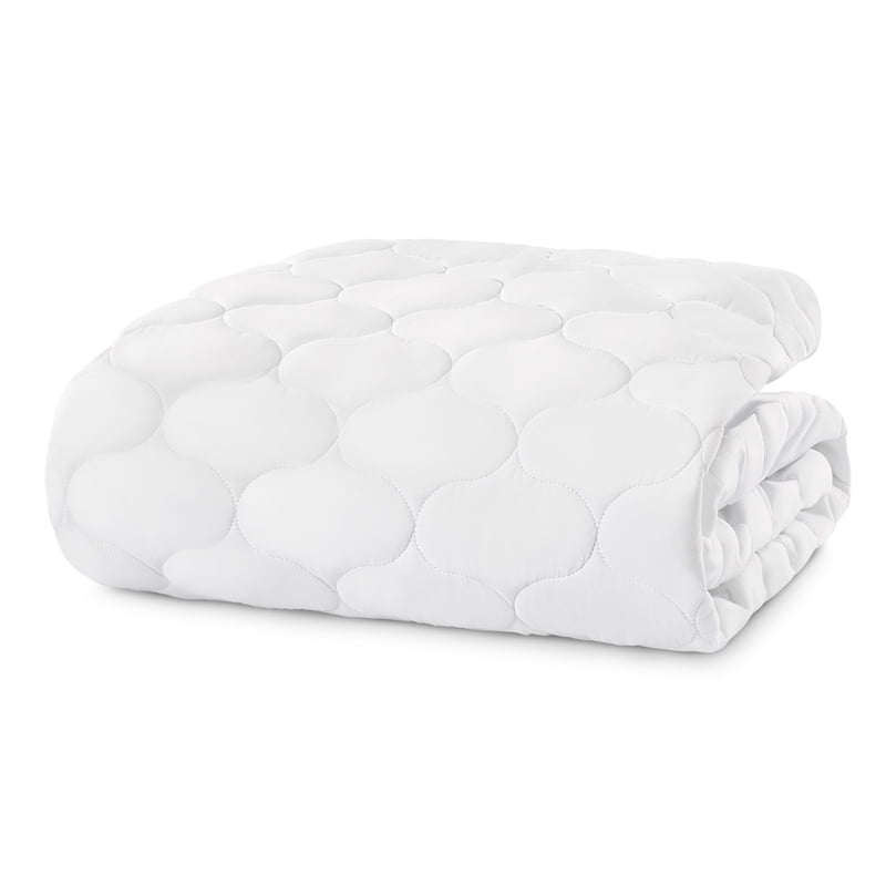 Full Size Waterproof Mattress Pad - Hypoallergenic & Microban Technology, Fits 18-Inch Mattresses - Blue