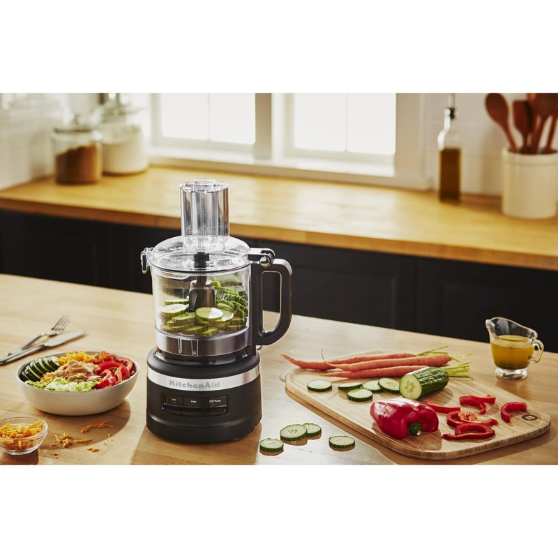 7-Cup Food Processor - Black Matte, Model KFP0718