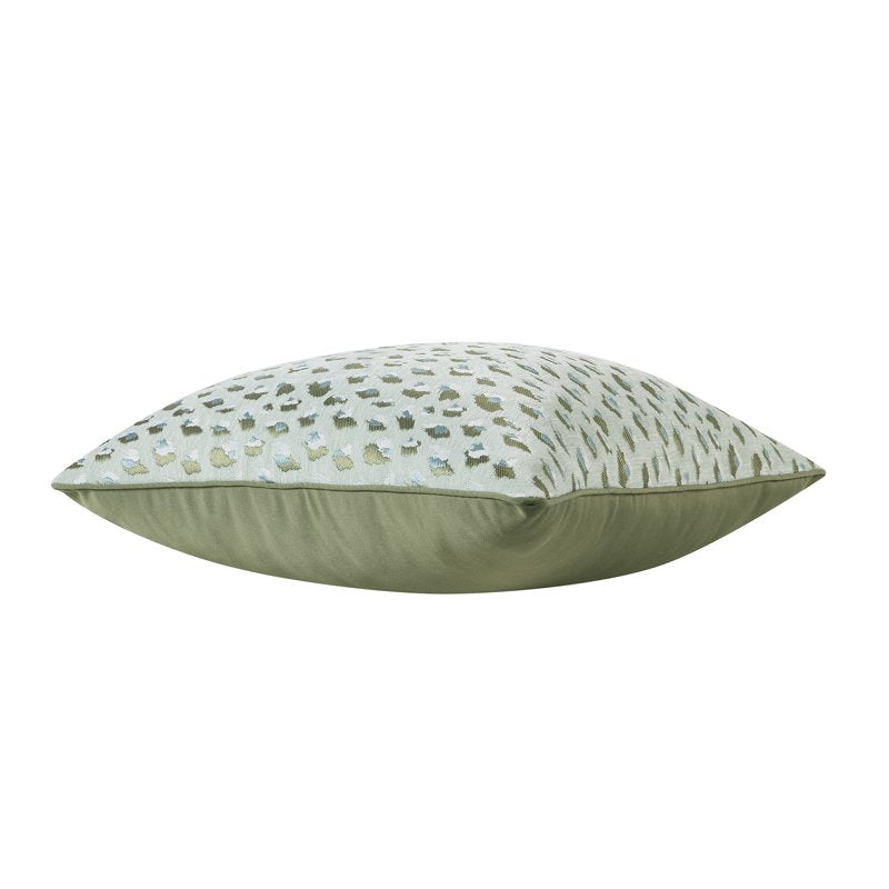 Home Decor Collection 20x20 Green Woven Leopard Pillow - Decorative Accent