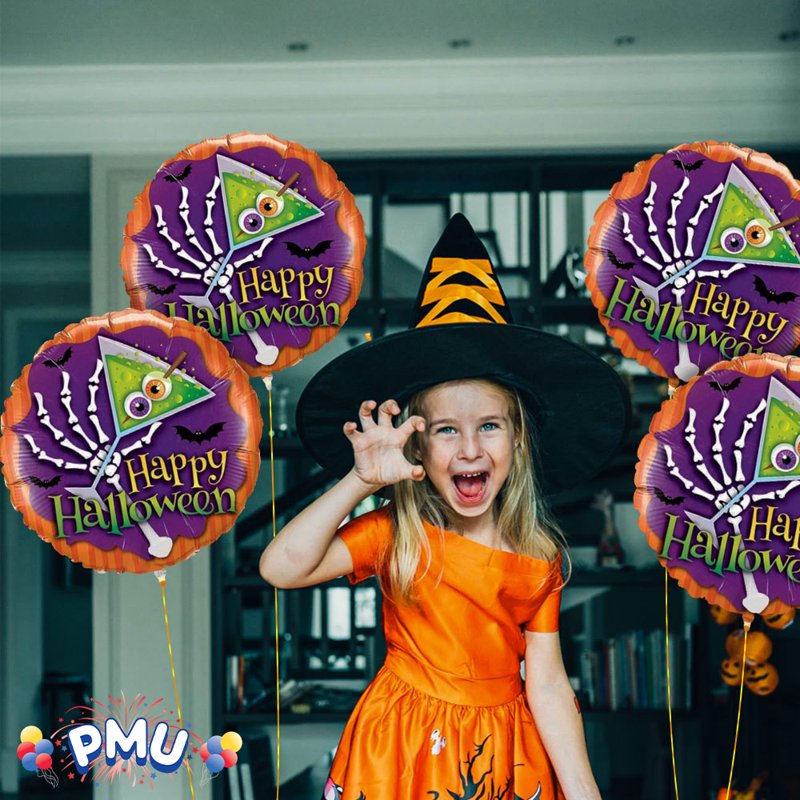 Scary Drink Halloween Mylar Balloon Pack - 18 Inch, 25 Pieces
