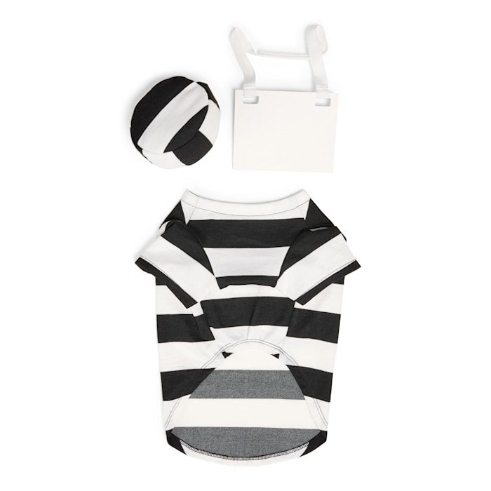 Petco Small Prisoner Pet Halloween Costume with Hat & Sign - Variation S