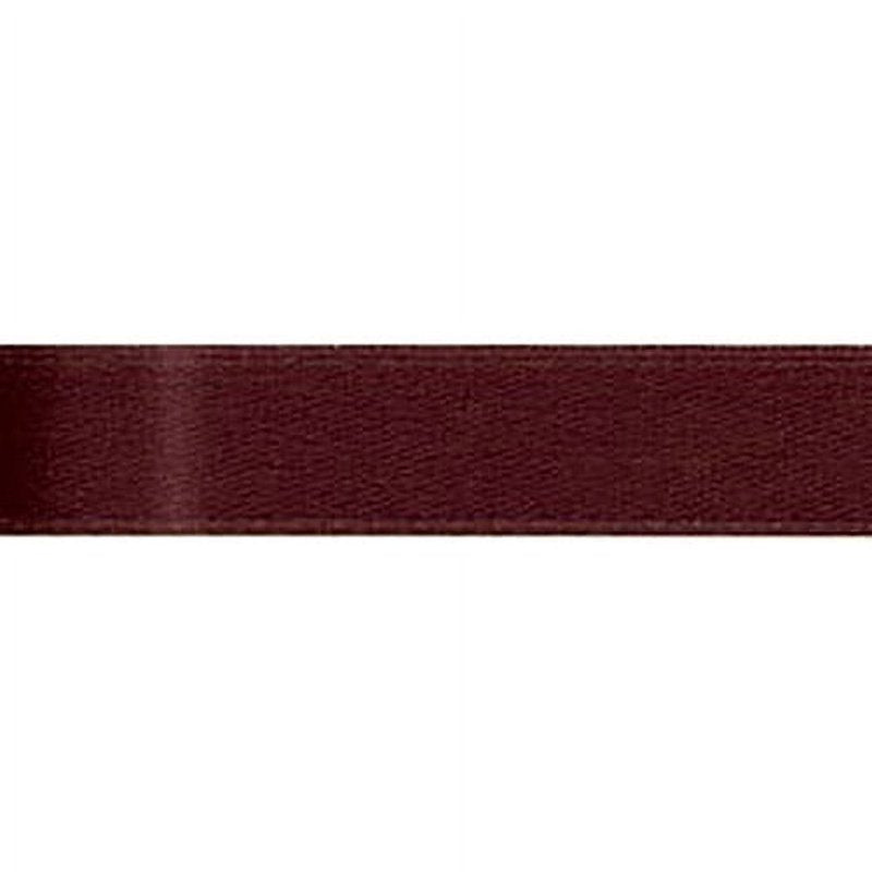 Brown Single Face Satin Ribbon - 5/8" x 18 Feet, Polyester Craft Trim - Variation of THIS listing