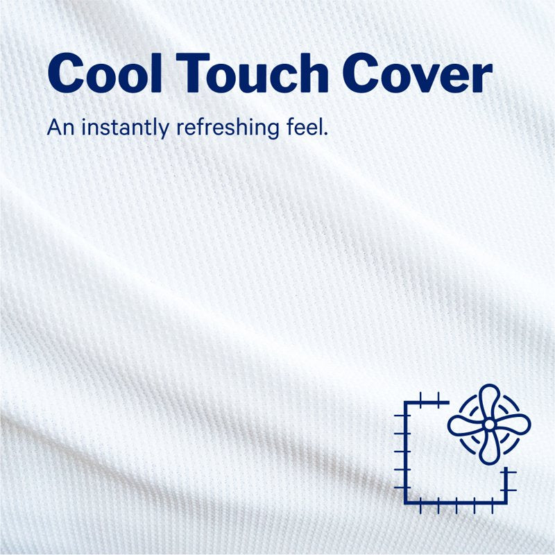 King Cooling Foam Pillow - Supportive Memory Foam with Cooling Cover