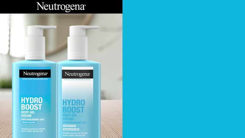 Hydro Boost Fragrance-Free Body Gel Cream with Hyaluronic Acid