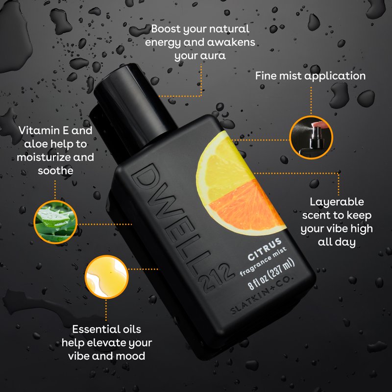 Moisturizing Fragrance Body Mist with Vitamin E and Aloe - 8 fl oz