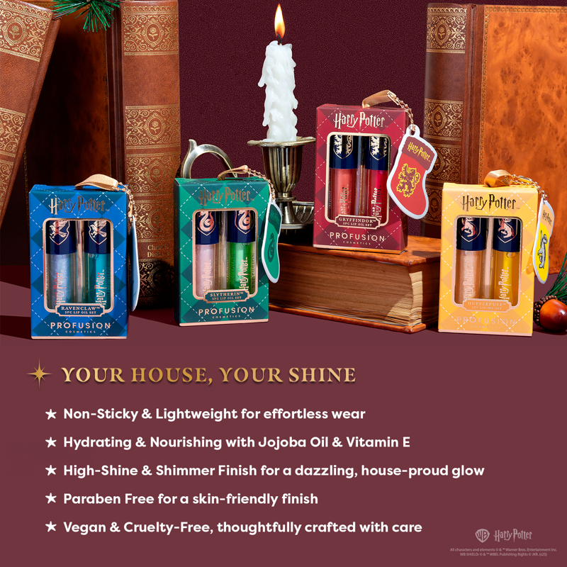 2-Piece Hydrating Lip Oil Set, Vegan and Cruelty-Free Lip Care
