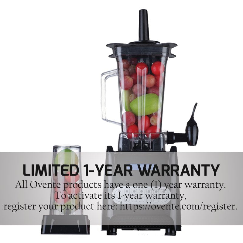 Countertop Blender with Dispenser - 1.5L BPA-Free Jar, Black