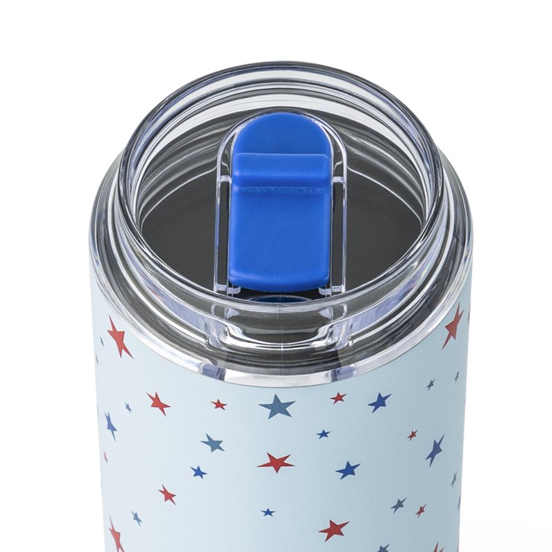 18oz Stainless Steel Tall Boy Tumbler - Stars Design