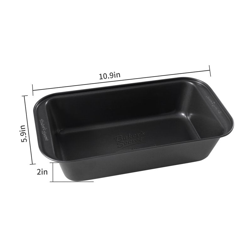 Nonstick Carbon Steel Loaf Pans - 5 x 9 Inch, 2 Pack