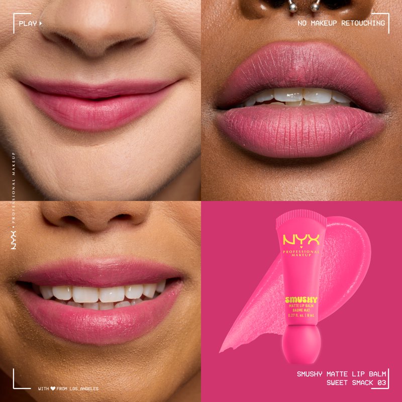 Matte Lip Balm - Vegan Hydrating Tinted Lip Treatment with Ceramides
