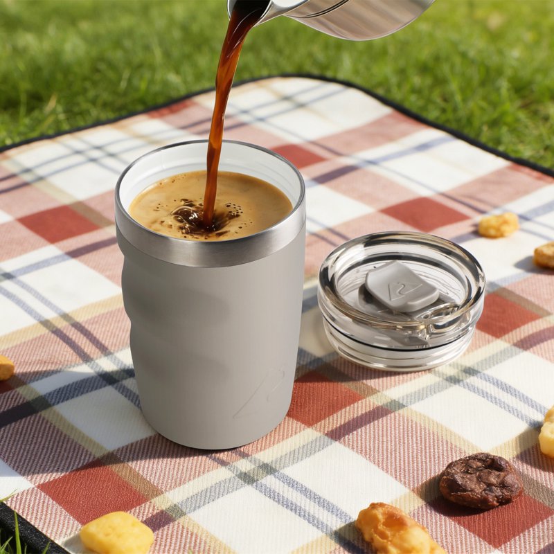 12oz Stainless Steel Insulated Travel Tumbler - Birch Gray