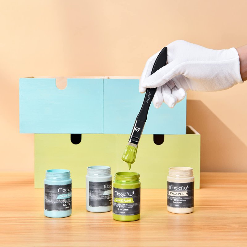 Farm Color Chalk Acrylic Craft Paint Set - 15 Pack, 9 Neutral Shades, 2 oz