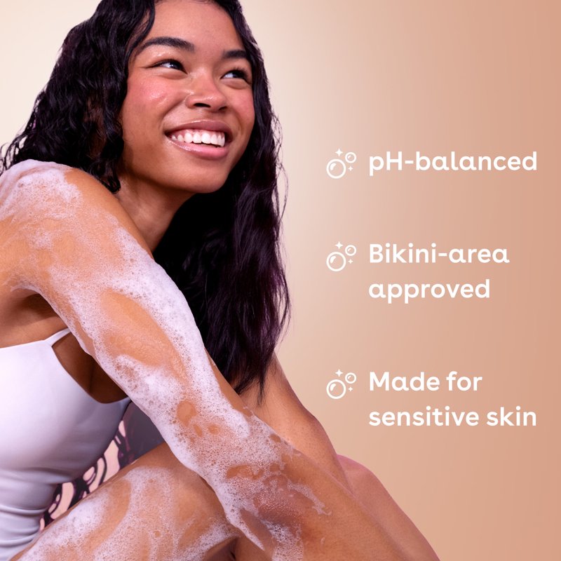 Shea Butter Moisturizing Body Wash - Creamy Gel Formula for Sensitive Skin