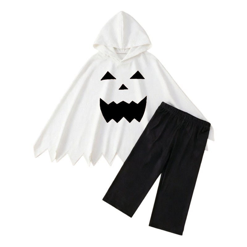 White Boys Halloween Costume Set with Cape & Pants - 12-18 Months - Comfortable & Cute