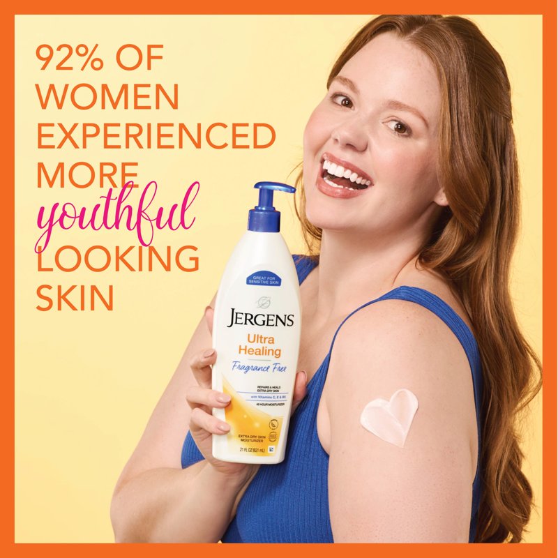 Ultra Healing Hand and Body Lotion for Extra Dry Skin - Fragrance Free
