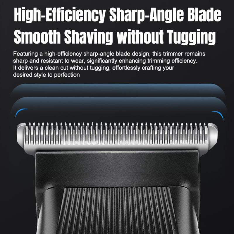 Beard Trimmer & Grooming Kit - 3 in 1 Hair Clippers for Face, Nose, Ear
