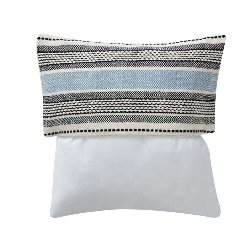 Blue Yarn Dye Stripe Decorative Pillow Cover - 18x18 Inches, Mainstays, Variation of THIS listing