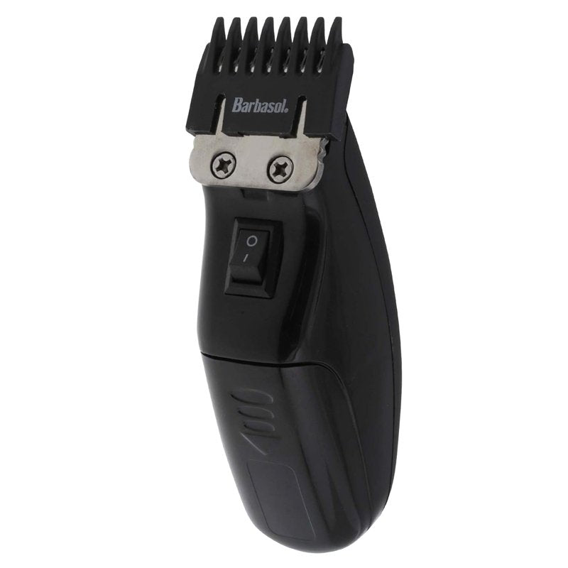 Beard Trimmer for Men with Stainless Steel Blades & 3 Combs - Black