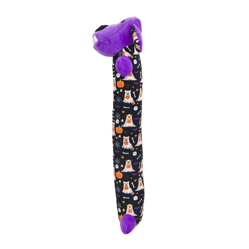Halloween Dog Toys 12-Inch Smiling Dog 2-Pack - Plush Squeaky Dog Toys for Seasonal Fun - Variation 2