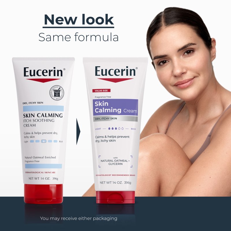 Skin Calming Body Cream with Soothing Oatmeal for Dry, Itchy Skin