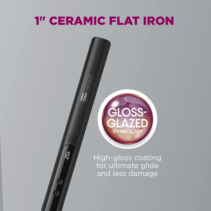 Ceramic Flat Iron - Fast Heating, Adjustable Heat Settings