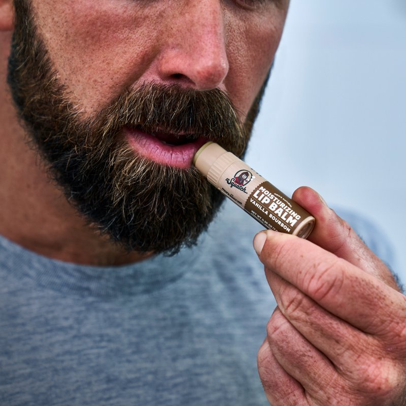 Natural Moisturizing Lip Balm for Men - Vanilla Bourbon Matte Finish