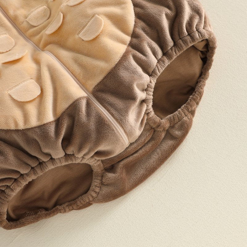 Newborn Baby Boy Halloween Owl Costume - Khaki, 3-6 Months