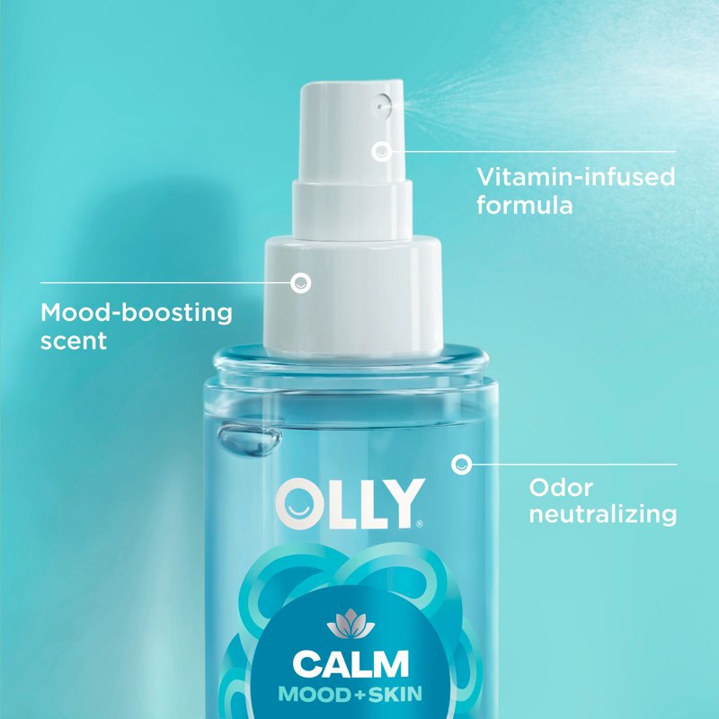 Calm Vitamin-Infused Body Mist - Relaxing Eucalyptus Scent, 5 fl oz