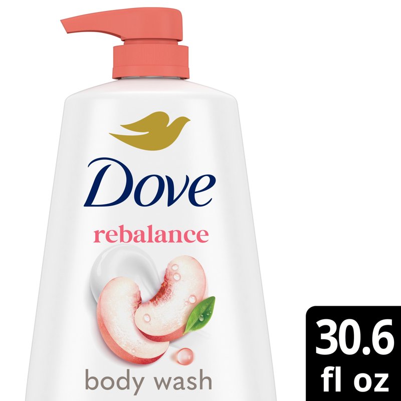 Moisturizing Body Wash with White Peach & Rice Milk - 30.6 Fl Oz